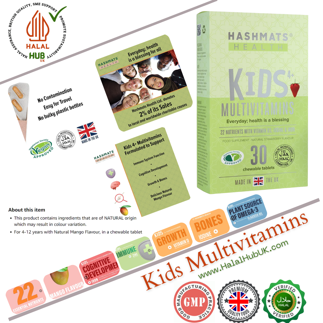 A-Z Multivitamins with 33 Bio-Elements (30 | 60| 90 Tablets) Supplement | UK Halal &amp; Vegetarian Health